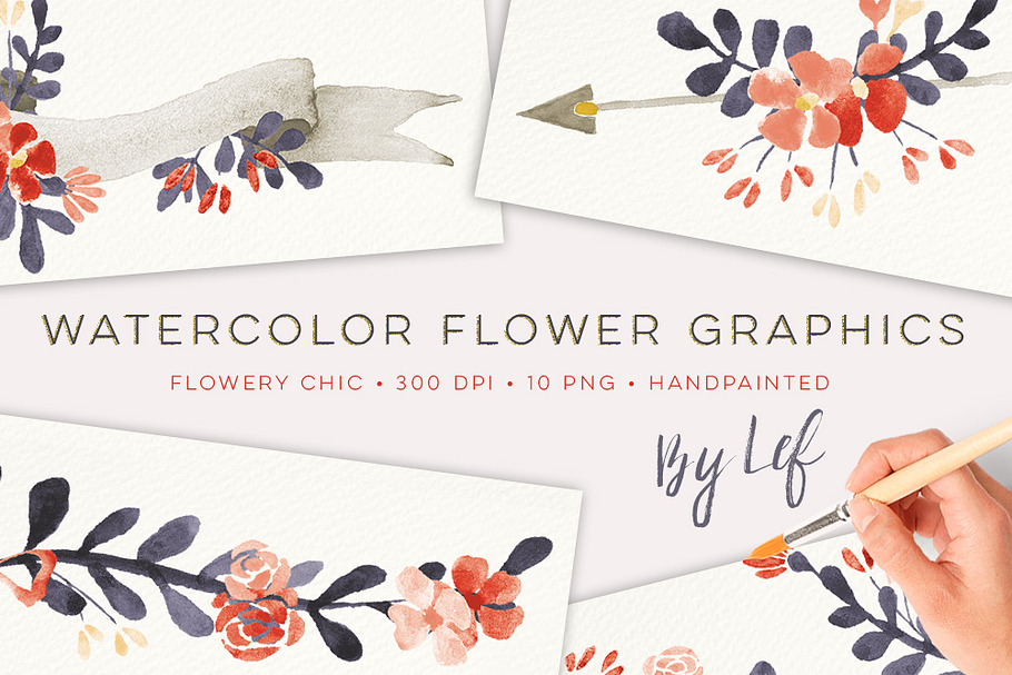 Chic Floral watercolor