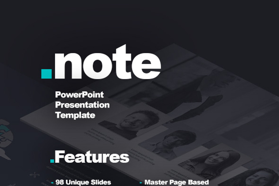 Note presentation template in PowerPoint Templates - product preview 8