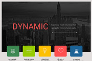 Dynamic presentation template 