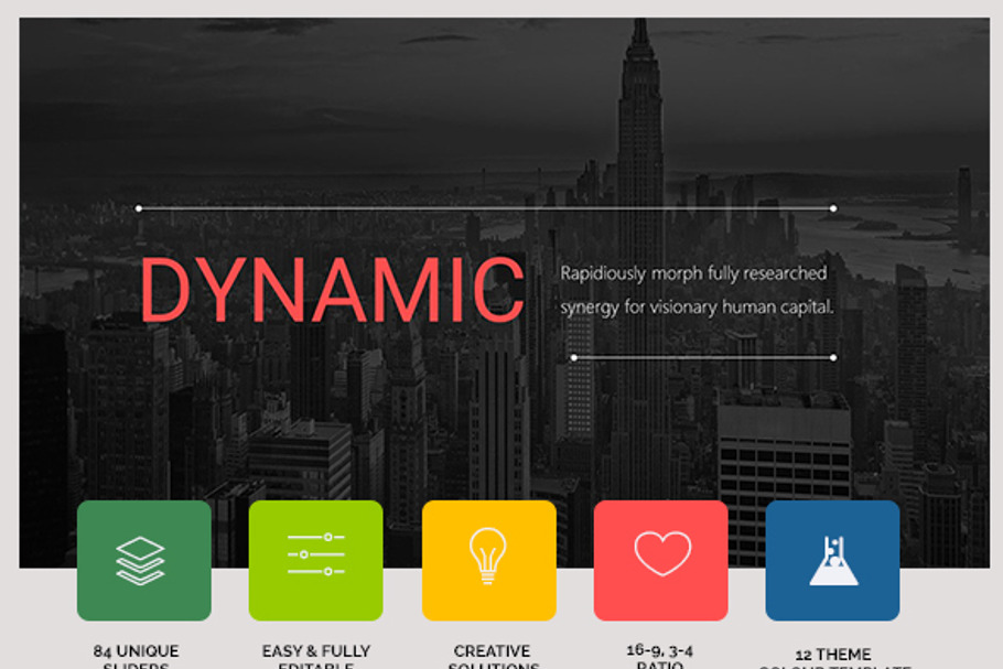 Dynamic presentation template  in PowerPoint Templates - product preview 8