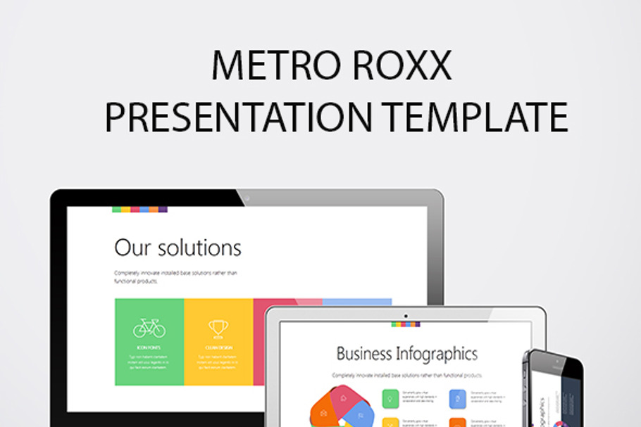 Metro Roxx PowerPoint template in PowerPoint Templates - product preview 8