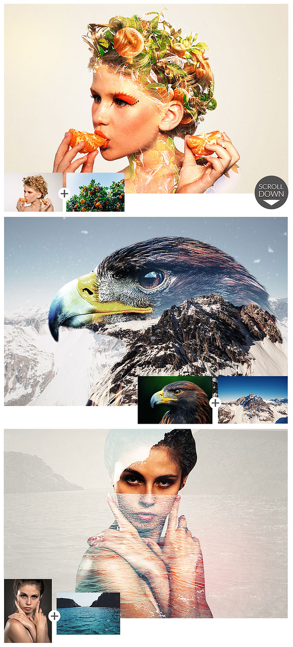 Double Exposure Photoshop Template in Photoshop Layer Styles - product preview 2