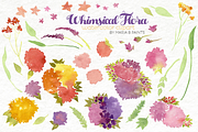 Watercolor Clip Art - Flowers