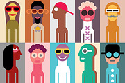 Group of People vector illustration