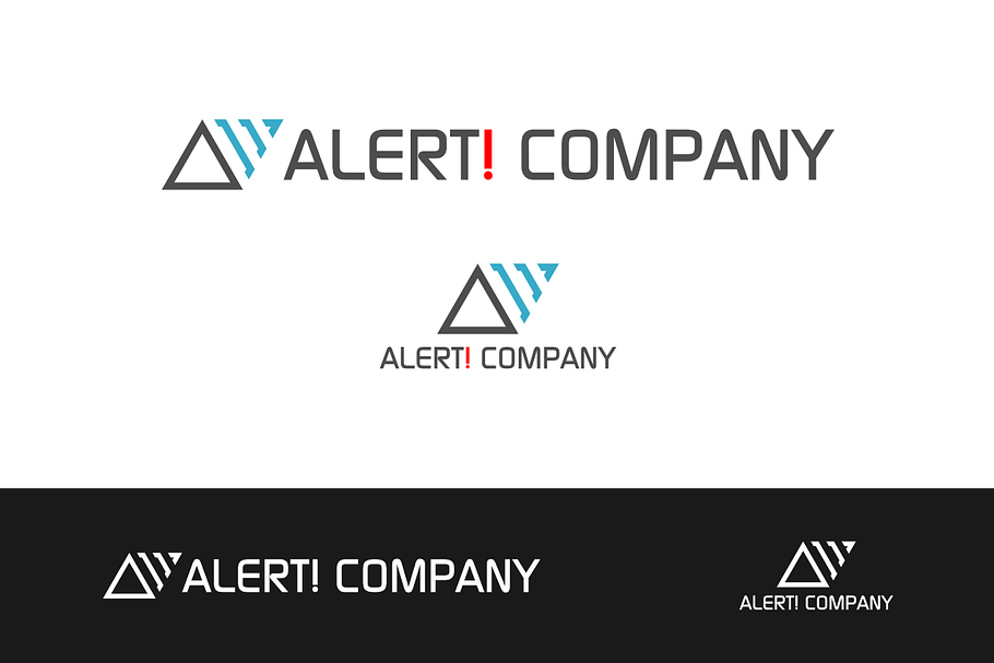 Alert! Company in Logo Templates - product preview 8
