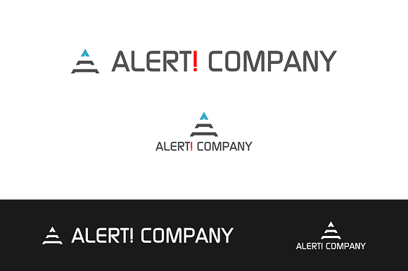 Alert! Company in Logo Templates - product preview 1