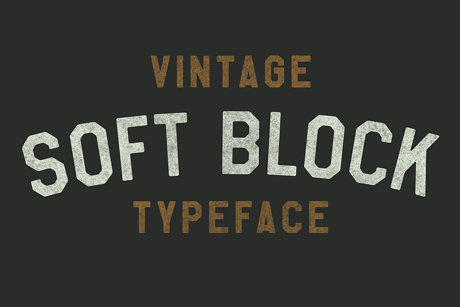Soft Block Pro in Block Fonts - product preview 8