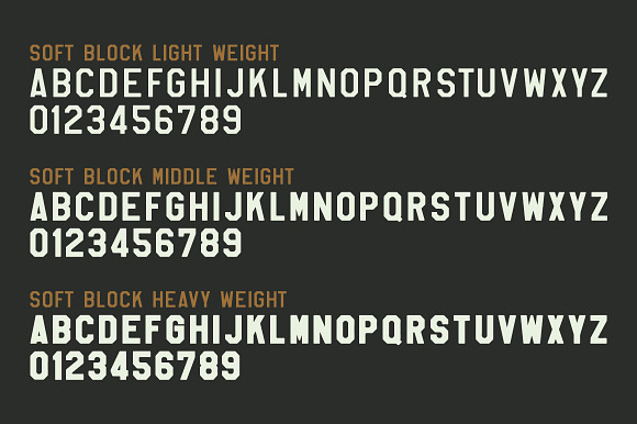 Soft Block Pro in Block Fonts - product preview 2