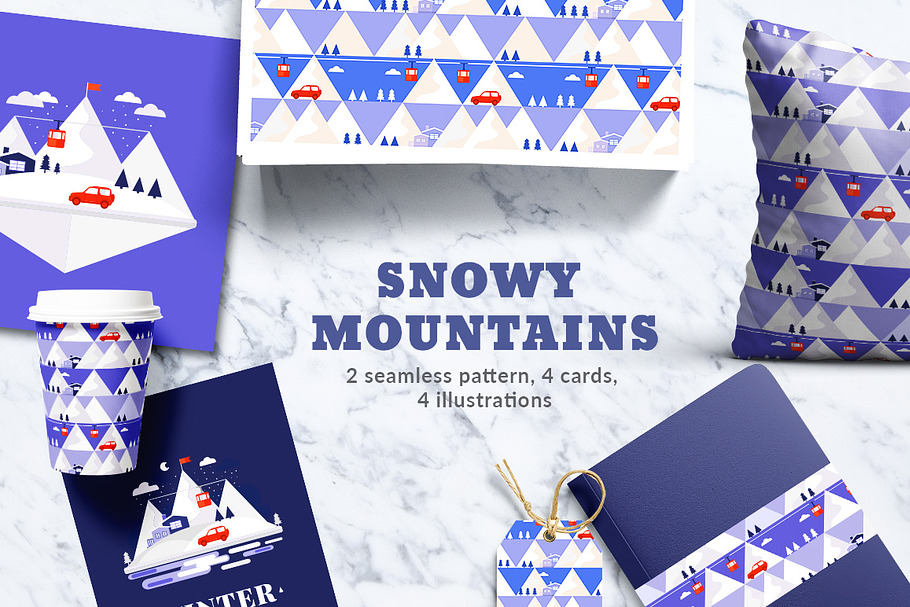 Winter Pattern, Illustrations, Cards in Illustrations - product preview 8