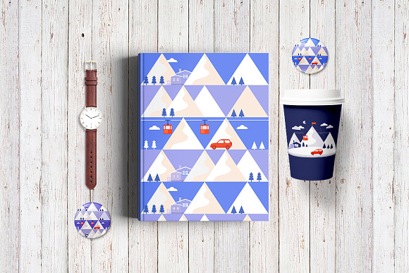 Winter Pattern, Illustrations, Cards in Illustrations - product preview 1