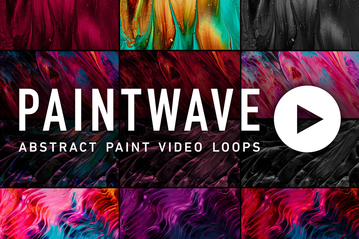 Paintwave—Abstract Paint Video Loops in Graphics - product preview 8