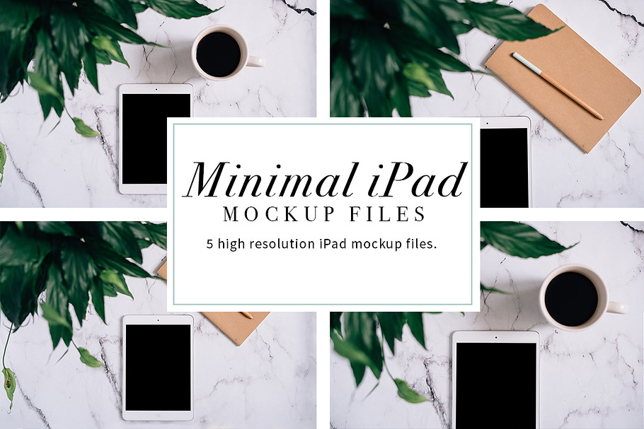 Minimal iPad Mockups
