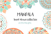 -50%OFF! Hand drawn mandala set
