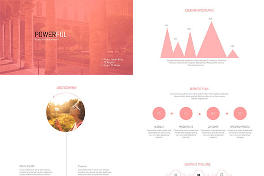 Powerful presentation template in Presentation Templates - product preview 8