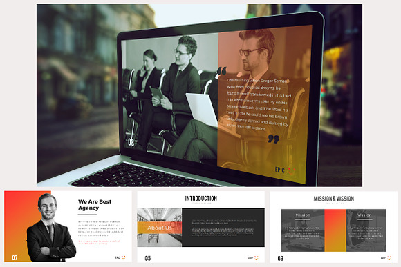 Epic Powerpoint Template in PowerPoint Templates - product preview 2