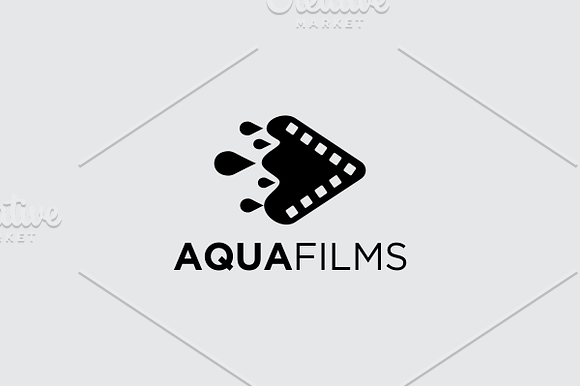 Aqua Films | Logo Template in Logo Templates - product preview 1