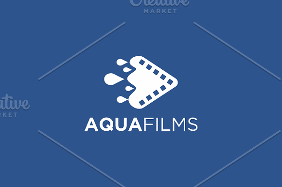 Aqua Films | Logo Template in Logo Templates - product preview 2