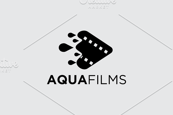Aqua Films V.2 | Logo Template in Logo Templates - product preview 1