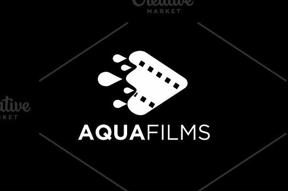 Aqua Films V.2 | Logo Template in Logo Templates - product preview 2