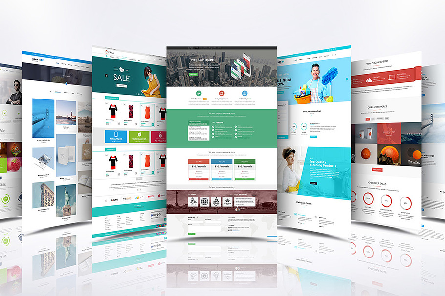 Web Screen Mock-Up V1 in Mobile & Web Mockups - product preview 8
