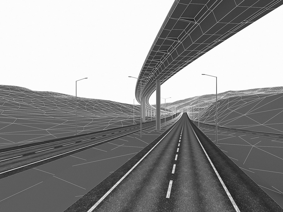 Full-Lenght Tunnel with Terrain in Architecture - product preview 8
