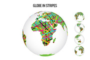 Globe in Stripes