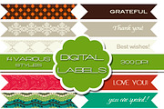 14 "Thank You" labels