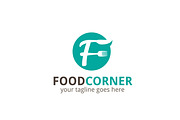 Food Corner Letter F Logo