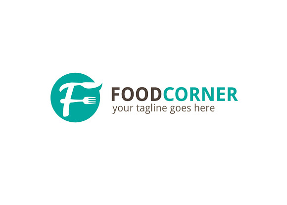 Food Corner Letter F Logo in Logo Templates - product preview 1