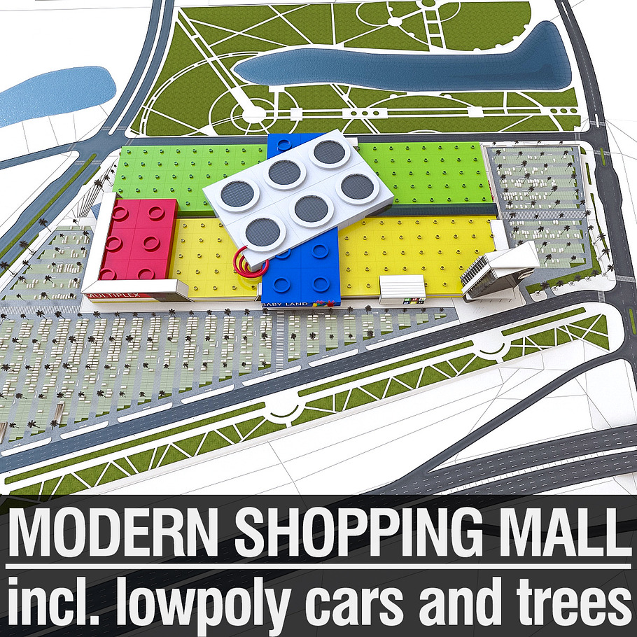 Shopping Mall 04 in Architecture - product preview 31