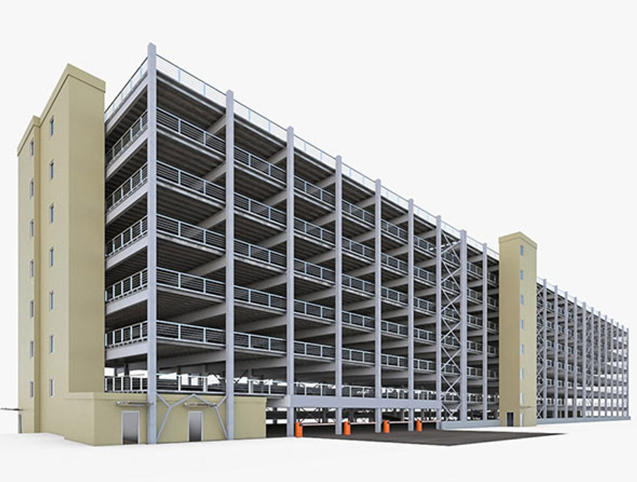 Multistory Parking Garage in Architecture - product preview 1