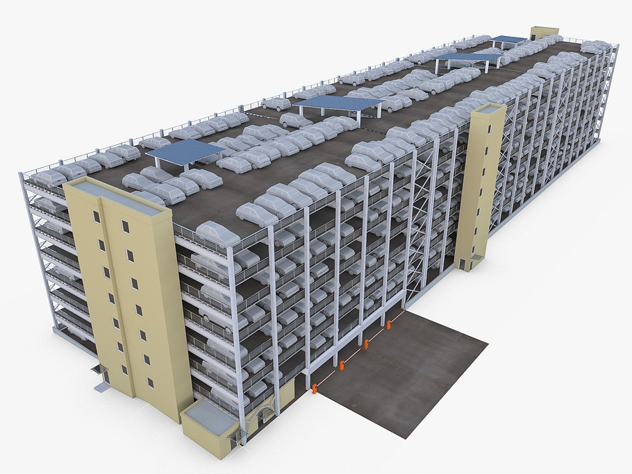 Multistory Parking Garage in Architecture - product preview 2
