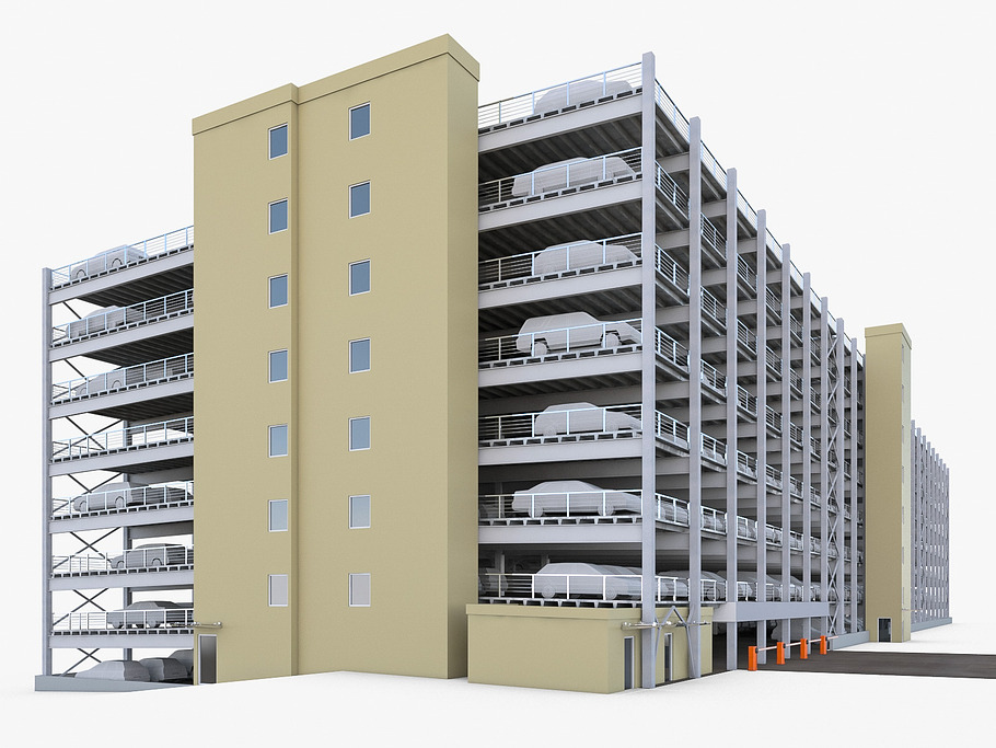 Multistory Parking Garage in Architecture - product preview 3