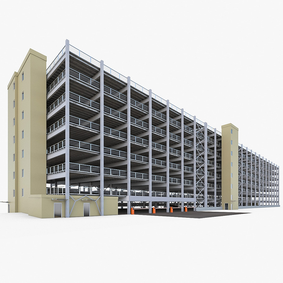 Multistory Parking Garage in Architecture - product preview 4