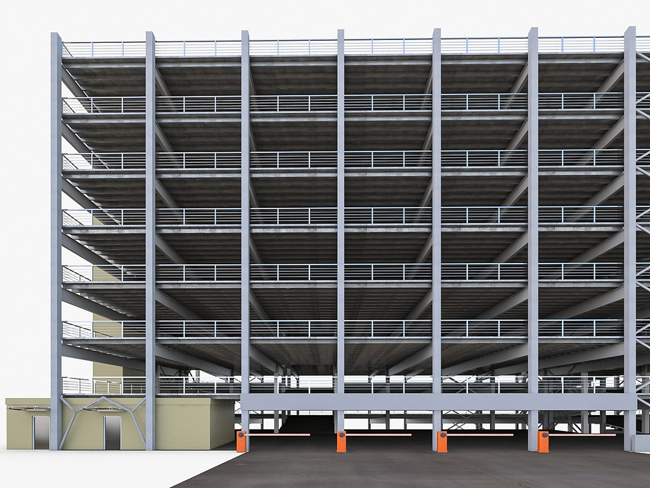 Multistory Parking Garage in Architecture - product preview 5