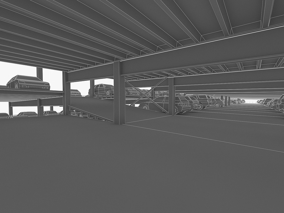 Multistory Parking Garage in Architecture - product preview 6