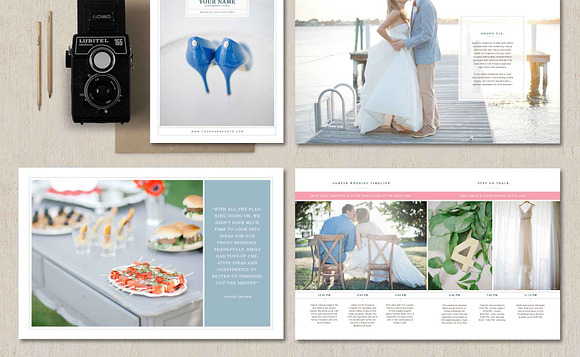 Wedding Photographer Magazine Guide in Magazine Templates - product preview 2
