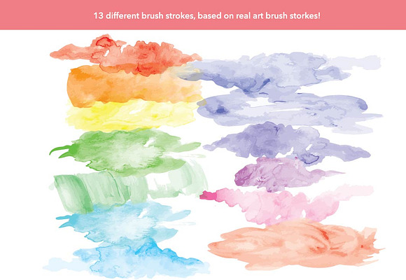 Vector Watercolor Brush Set in Add-Ons - product preview 1