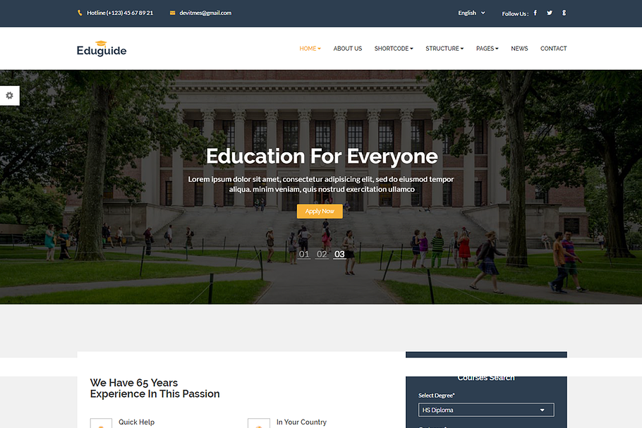 Eduguide – Education HTML Template in Bootstrap Themes - product preview 8