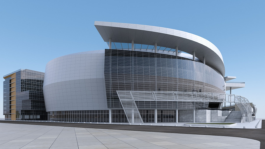 Warriors Arena Stadium in Architecture - product preview 2