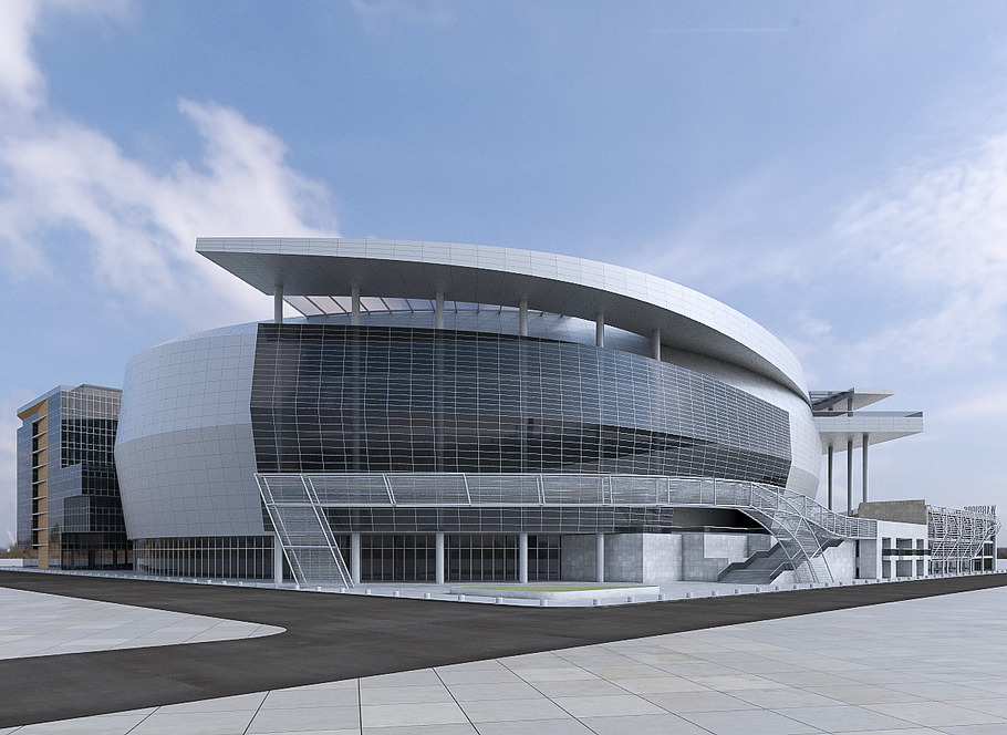 Warriors Arena Stadium in Architecture - product preview 4