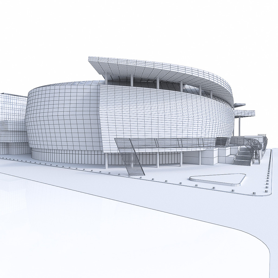 Warriors Arena Stadium in Architecture - product preview 8