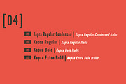 Kapra fonts family – 50% off