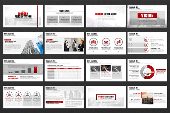 Modern Presentation in PowerPoint Templates - product preview 1