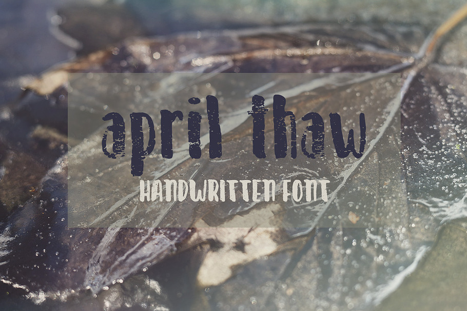 April Thaw Font in Fonts - product preview 8
