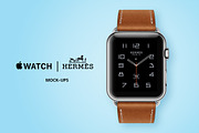 Apple Watch Hermes Mock-up