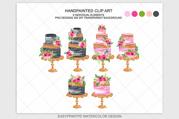 Wedding Cake Clipart Bakery Logo