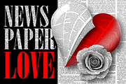 Romantic newspaper set for Your Love