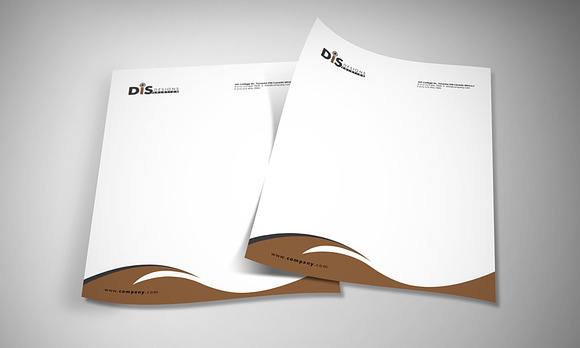 Letterhead Pad with MS Word Files in Stationery Templates - product preview 1