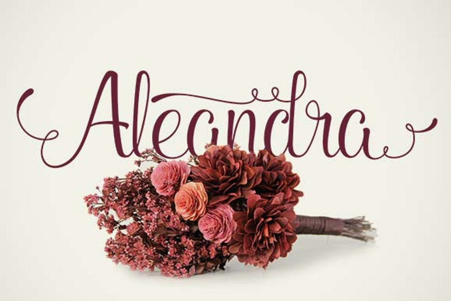 Aleandra (25% off) in Script Fonts - product preview 8